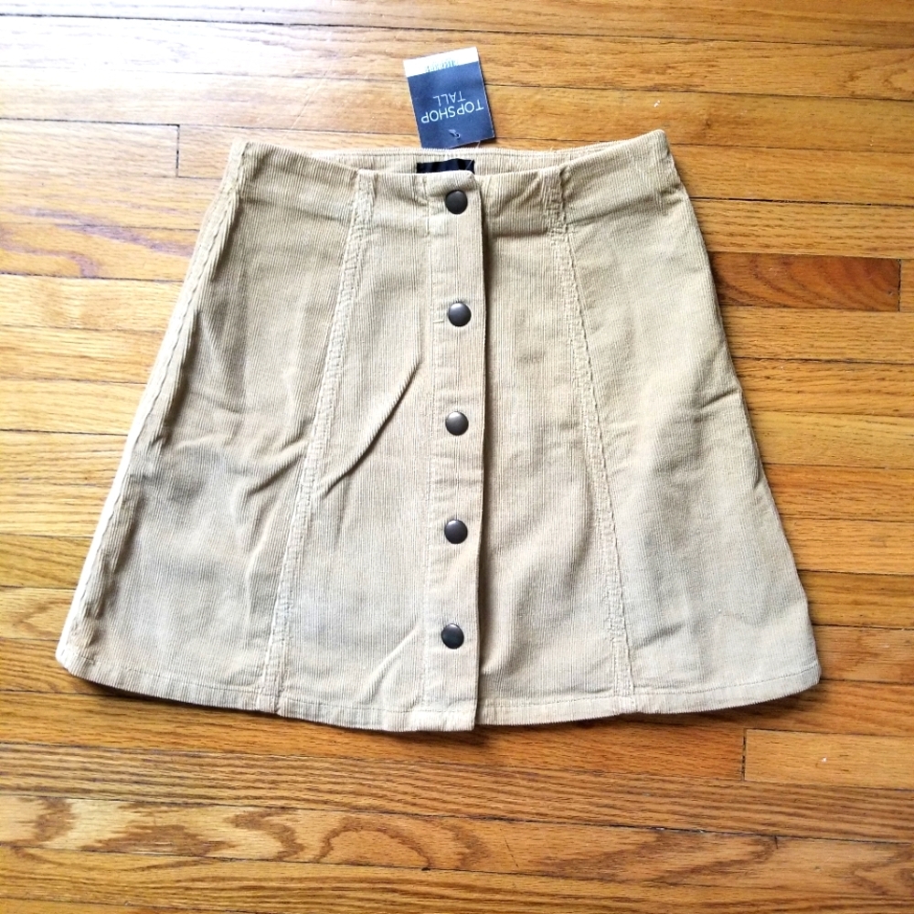 TopShop courdoray skirt